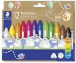 STAEDTLER Noris jumbo 228 14 Zsírkréta vastag háromszögletű 12 különböző szín (228 14 C12)