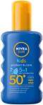 Nivea Spray cu Protectie Solara Colorat Nivea Sun Kids Protect & Care, SPF 50+, pentru Copii, 200 ml (MAG1008592TS) - vivantis