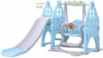  Gyerek csúszda hintával 3 az 1-ben baby blue (8596164066249)