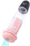 STD Pompa Electrica Automata Suck Vacuum Penis Pump, 8 Moduri Suctiune, USB, Transparent
