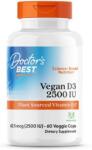 Doctor's Best Vegan D3, 2500 UI, 60 capsule, Doctor's Best