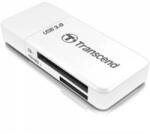 Transcend Flash Reader RDF5 - USB 3.0 - Esterno - SDHC, SDXC, microSDHC, microSDXC - white