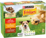 Friskies 36x85g PURINA Friskies Adult szószban nedves kutyaeledel vegyes csomagban