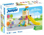 Playmobil Junior: Turn de aventură cu stand de înghețată