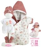 Llorens Ținută Llorens M636-50 pentru păpușă nou-născută mărimea 35-36 cm cu accesorii