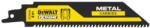 DEWALT EXTREME Pânză sabie pentru metal 152 mm / 8TPI cu dinți din carbură (DT20436-QZ)