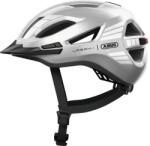 ABUS Urban-I 4.0 városi bukósisak, LED világítással, M (54-58 cm), fényes ezüst színű