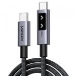 UGREEN Cablu Date si Incarcare USB-C - USB-C UGREEN L509, 100W, 2m, Gri (L509-35512) - evomag