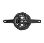 microSHIFT Pedalier microSHIFT Sword Black 2X, 172.5 mm, 2x9, 46x29T
