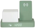 Karlsson ceas cu alarmă LED din lemn 99KK-ZEUZZO_70X (KA6079GR)