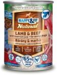 Happy&Fit Natural Dog Konzerv Senior Bárány&Marha céklapéppel 400g - bundasbazar