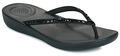 FitFlop Lábujjközös papucsok IQUSHION MULTI-CRYSTAL Fekete 38