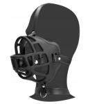 Shots Muzzle with Removable Ball Gag Black (OU1027BLK)