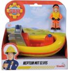 Simba Toys Barca Neptun Pompierul Sam cu figurina Elvis, 17 cm, Simba (109252584038) Figurina