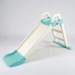 MyKids Tobogan pentru copii MyKids alb-turcoaz, 140 cm, interior/exterior (00081904)
