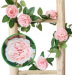 Deco Mariage Girland GL8 Bazsarózsa rózsák, mint élő csokor kúszónövények az erkélyre művirágok (GL8)