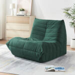 [en. casa] Fotoliu de podea verde din cord Kodsø, ergonomic, 75x90x100 cm (88634883)