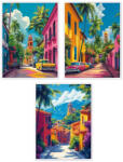 AdTrend Set 3 tablouri decorative oleografie pe panza Peisaje 45 x 60 cm (118837)