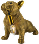 Invicta Lampa de masa aurie , BULLDOG 35cm, sculptura caine (48006)