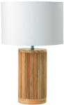 Invicta Lampa de masa GATSBY 50cm, din lemn natural de salcie si pin cu abajur alb (44496)