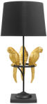 Invicta Lampa de masa WILDLIFE 75cm papagali aurii din polirasina (44355)