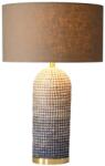 Invicta Lampa de masa ZEA 60cm , iarba de mare gradient auriu natural maro, cu abajur maro (46650)
