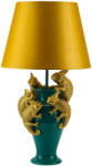 Invicta Lampa de masa CHAMELEON 55cm abajur auriu-verde galben (inv48027)