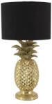 Invicta Lampa de masa PINEAPPLE 50cm aurie cu abajur negru (48045)
