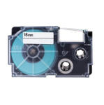 PRINTLINE bandă compatibilă cu Casio XR-18WE1 18mm, 8m, imprimare neagră/fond alb