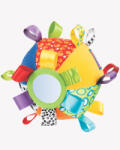 Playgro Звъняща мека топка с етикети PLAYGRO, 3м+ (Play Time)