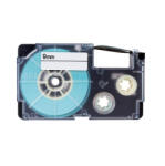 PRINTLINE bandă compatibilă cu Casio, XR-9WE1, 9mm, 8m, imprimare neagră/fundal alb