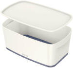 LEITZ Cutie de depozitare cu capac MyBox, S, alb/gri