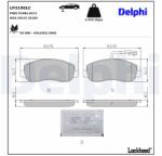 DELPHI Set placute frana DELPHI LP2190LC (LP2190LC)