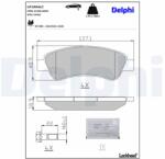 DELPHI Set placute frana DELPHI LP1994LC (LP1994LC)