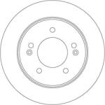 TRW Disc frana TRW DF6725 (DF6725)