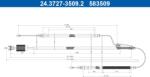 ATE Cablu, frana de parcare ATE 24.3727-3509.2 (24.3727-3509.2)