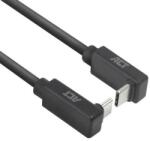 ACT Кабел USB-C - USB-C, 2м, 10Gbps 60W, ъглов нагоре/надолу (EWENT-ACT-CAB-AC7478)