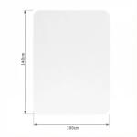 IRIS 100x140cm, 0, 8mm vastag, áttetsző padlóvédő székalátét, kerekített sarkok, dobozban (MAT 100X140 T) - officedepot