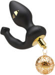 Sevanda Weasel Estim & Vibration Anal Plug Black-Gold