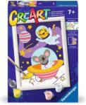 Ravensburger Set de pictură pe numere Ravensburger CreArt - Astronauți (23972)