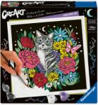 Ravensburger Set de pictură pe numere Ravensburger CreArt - Pixie - pisică mistică (25855)