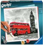 Ravensburger Set de pictură pe numere Ravensburger CreArt - Autobuz în Londra (28997)