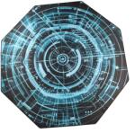I.R.I.S. GAMER ELECTRIC 118x118cm, 3mm vastag, szögletes padlóvédő székalátét MAT GAMNER ELECTRIC 118X118 (MAT GAMNER ELECTRIC 118X118)
