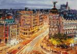 Ravensburger Puzzle Ravensburger din 1000 piese - Poză cu Gran Via, Madrid (12000609) Puzzle