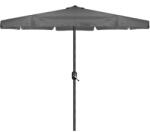 Brius Umbrela terasa gradina, cu manivela, diametru 400cm, Gri (GU-0040)