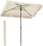 Brius Umbrela terasa sau gradina reglabila, inclinare 2 directii, protectie UV UPF 50+, husa inclusa, 230x150 cm, bej (EZ-GPU044M01)