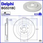 DELPHI Disc frana DELPHI BG5318C (BG5318C) - automobilus