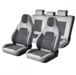 AVEX Set huse scaune auto Premium, model BLAZE Elite, design Sportiv, universale, ergonomice, Piele Ecologica cu insertii textile, culoare Gri/Crem (AVX-USVG57)