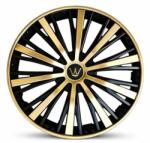 AVEX Set 4 capace roti VELAR Monarch Gold/Black, design multi-spoke Premium, ABS rezistent, Universal, pentru jante R16 (AVX-T130126-6)