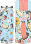 Estia Home Art Travel Cup Save the Aegean Reciclabil Pahar Termos Oțel inoxidabil / Plastic Fără BPA 500ml Subdued harvest cu Pai 01-22792 (01-22792)